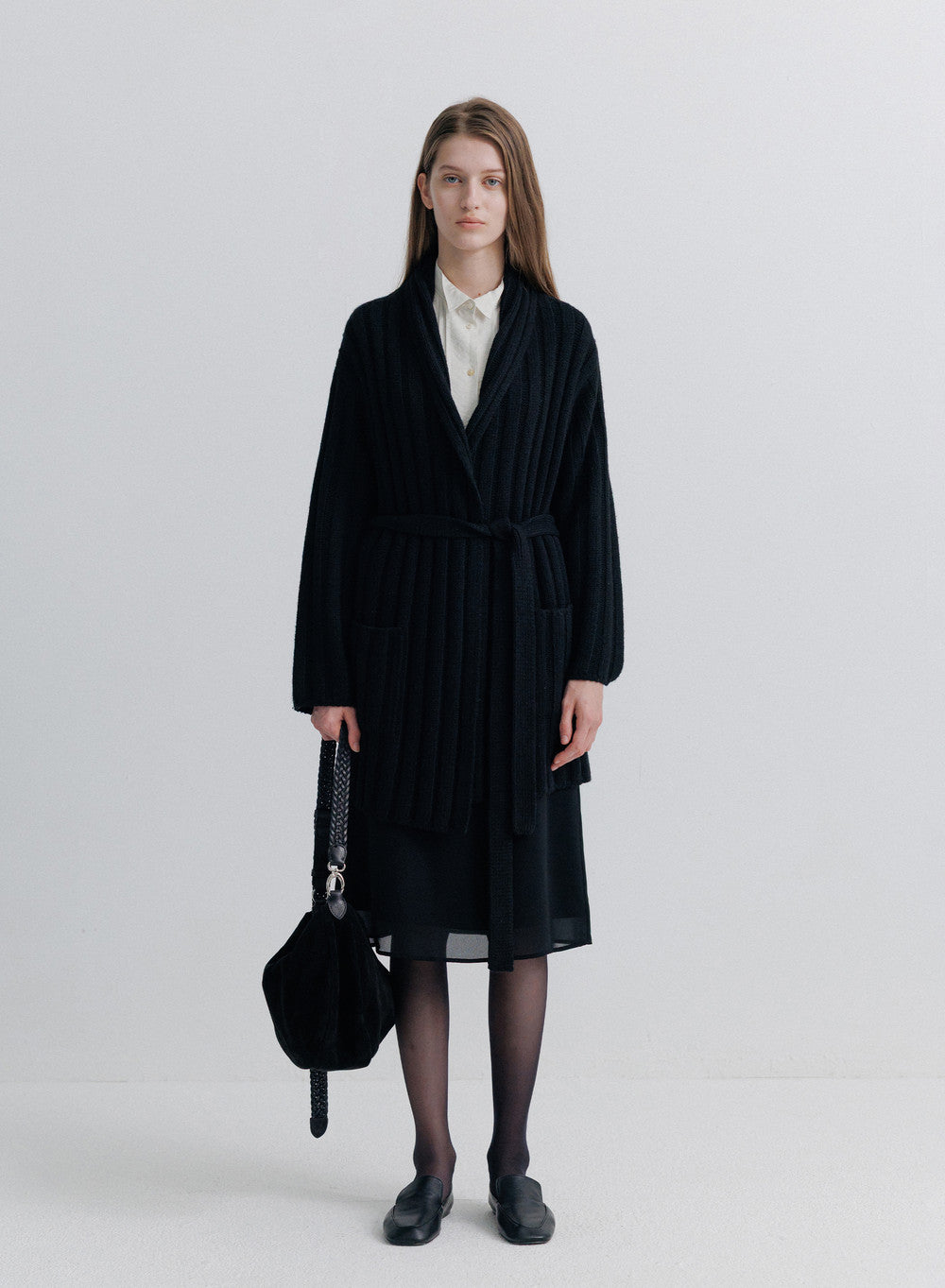 Kindersalmon Henrik Knitted Coat Black