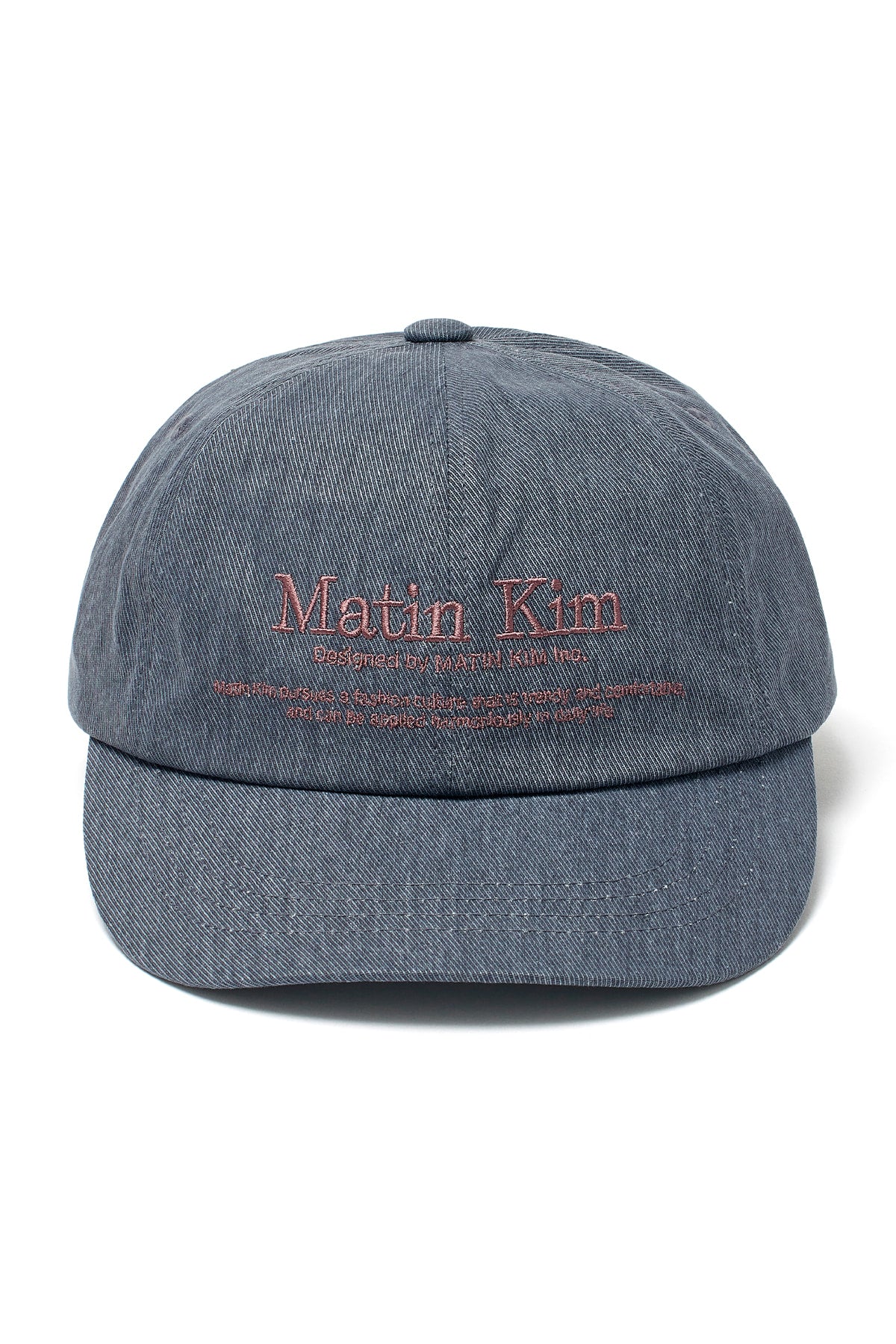 Matinkim Matin Heritage Flat Brim Cap IN Navy
