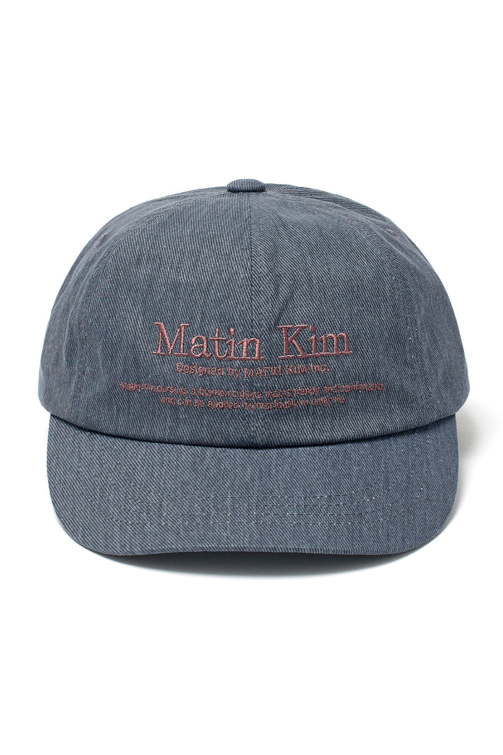 Matinkim Matin Heritage Flat Brim Cap IN Navy