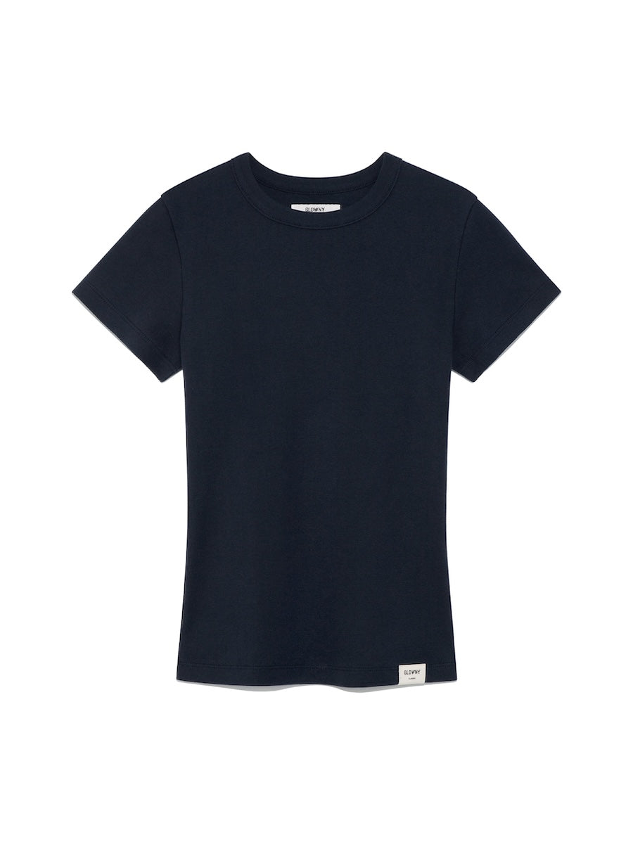 GLOWNY G Classic Fitted Tee (Navy)