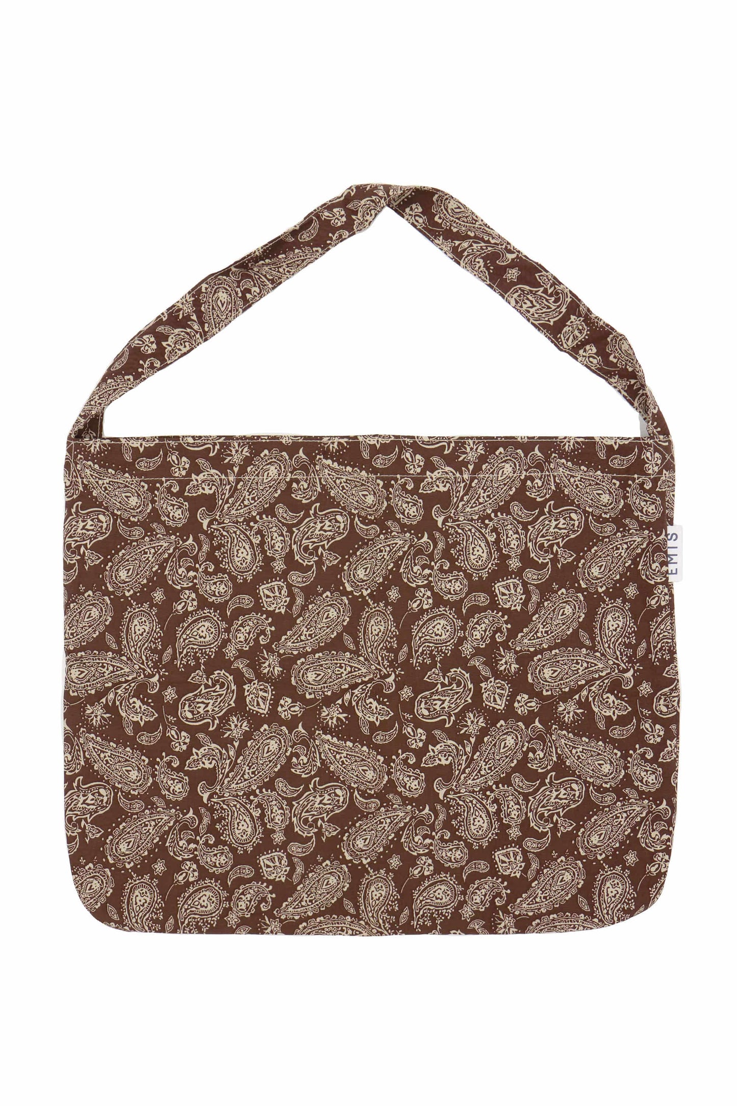 PAISLEY ECO BAG-BROWN