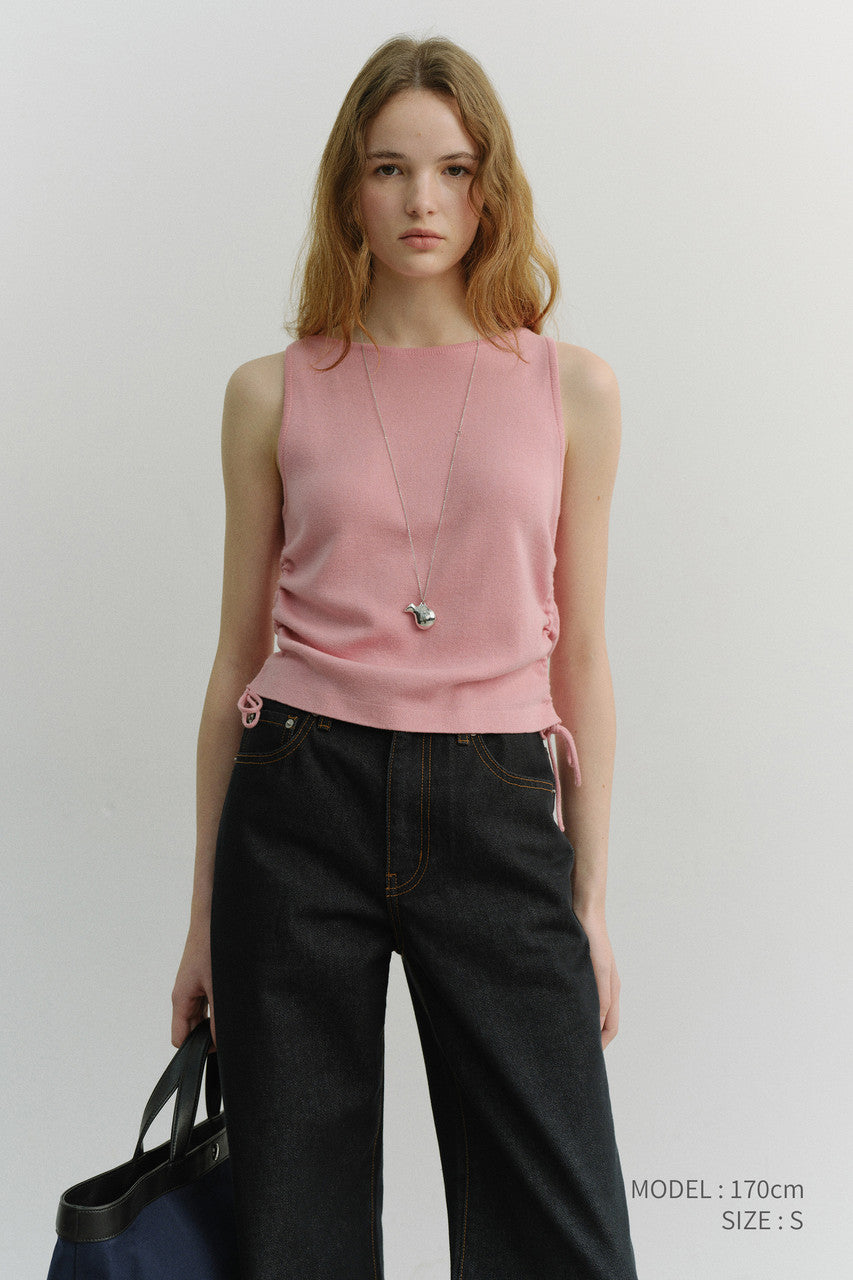 Dunst Layering Knit Top Pink