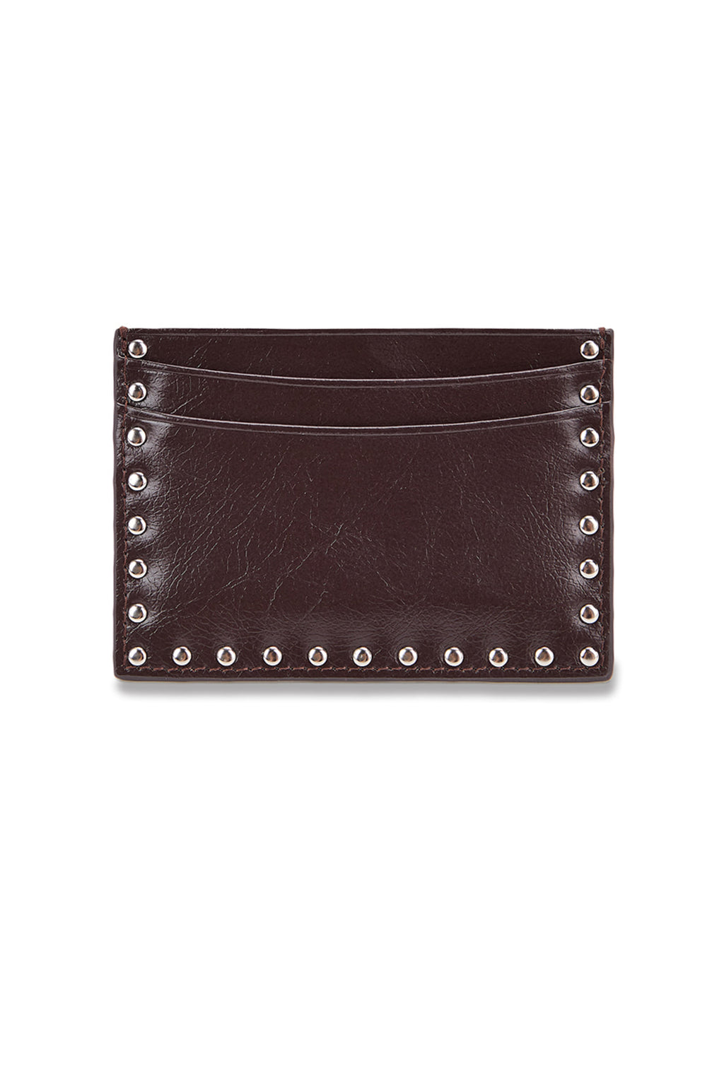 Matinkim Matin Kim Western Stud Card Wallet IN Brown