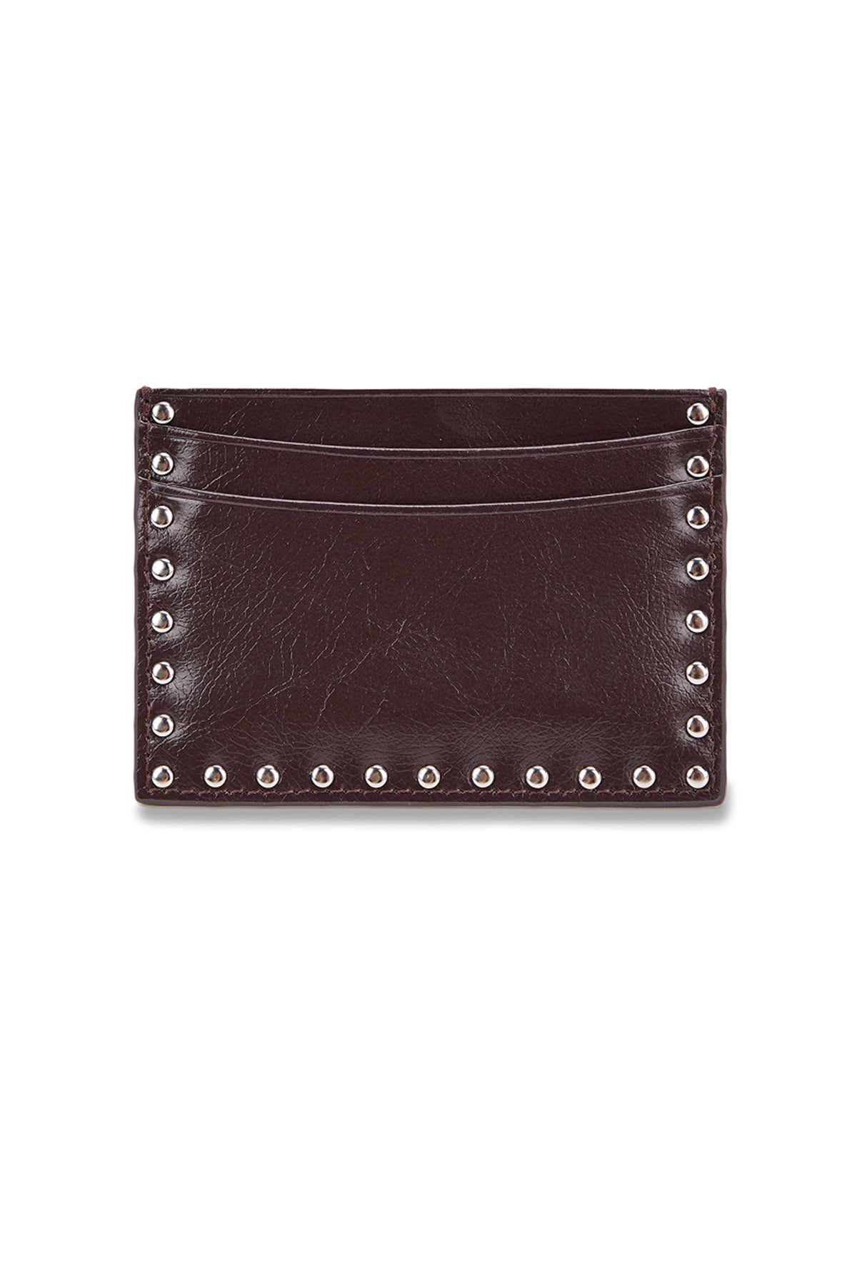 Matinkim Western Stud Card Wallet IN Brown