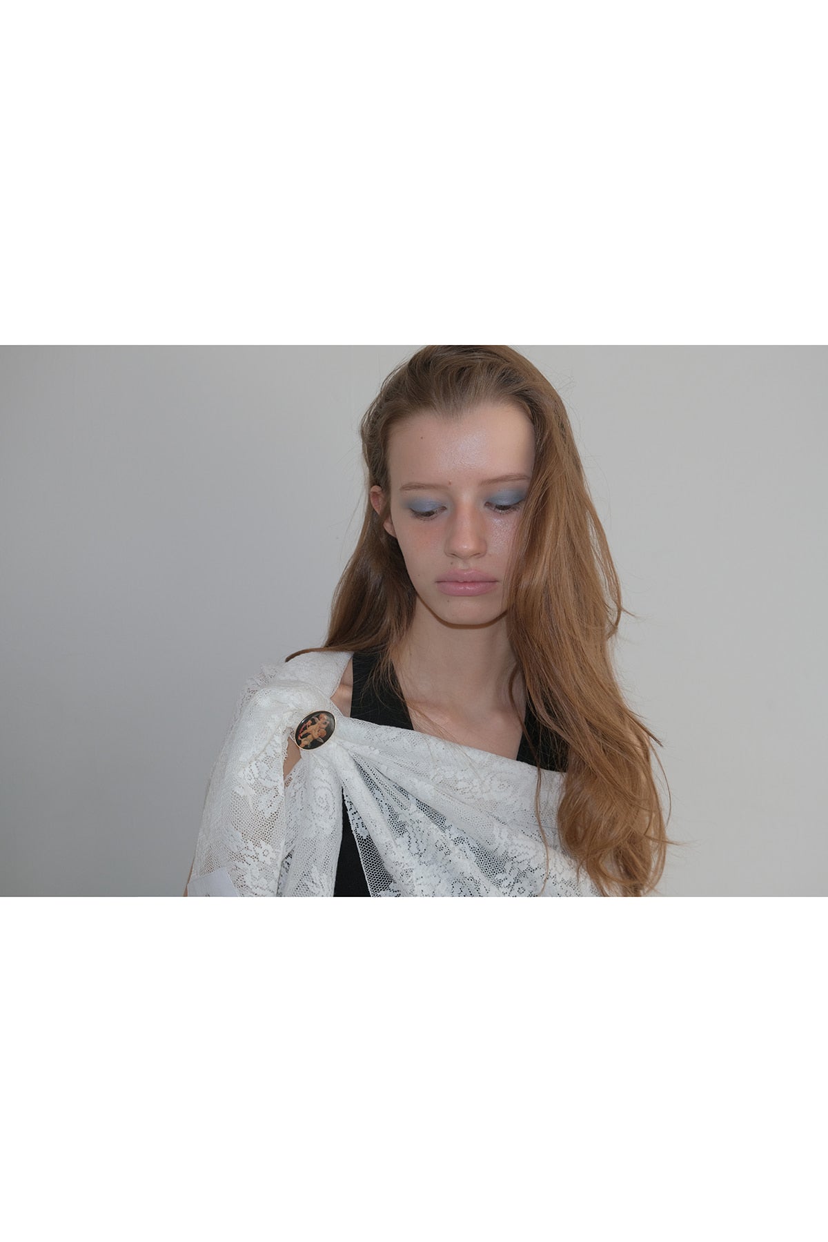 Overdueflair Lace Shawl Scarf Ivory