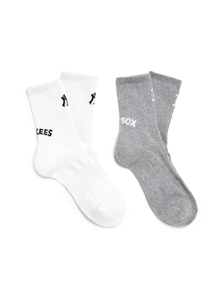 MLB Korea Sportive Crew Socks 2pairs Set
