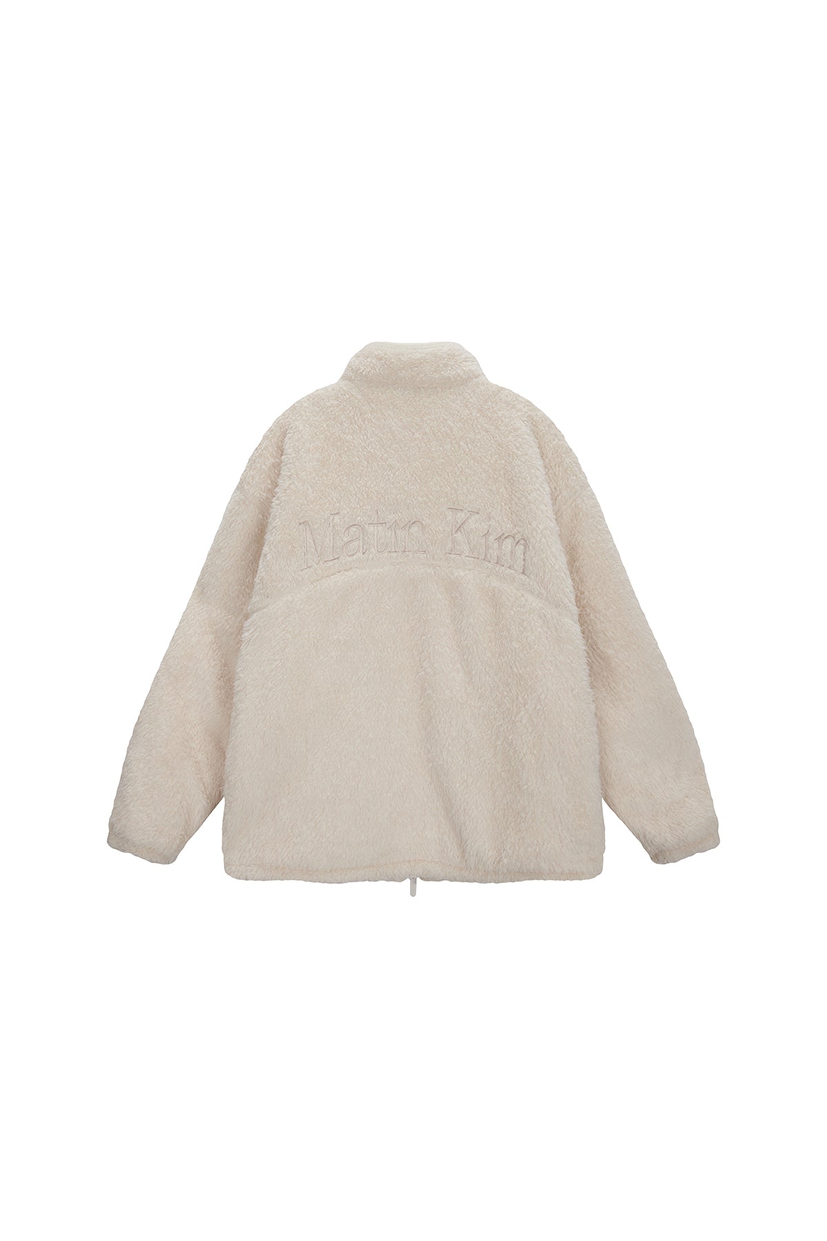 Matinkim Back Logo Fleece Jumper For Men IN Ivory