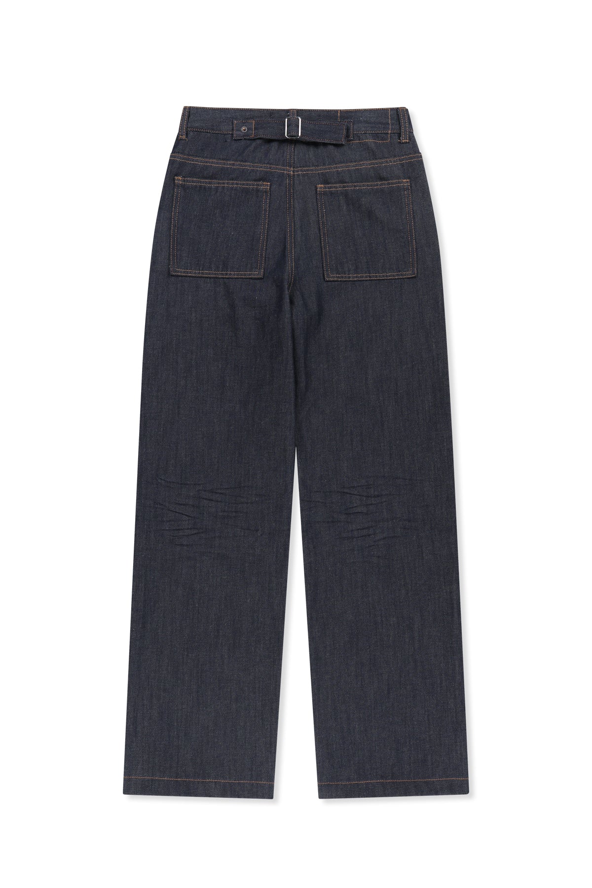 Matinkim Skirt Overlay Denim Pants IN Dark Navy