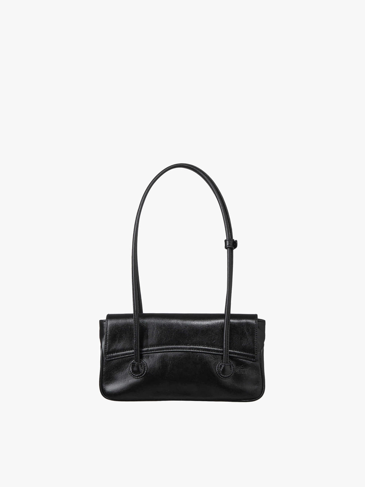 Margesherwood Flap Small black glossy plain