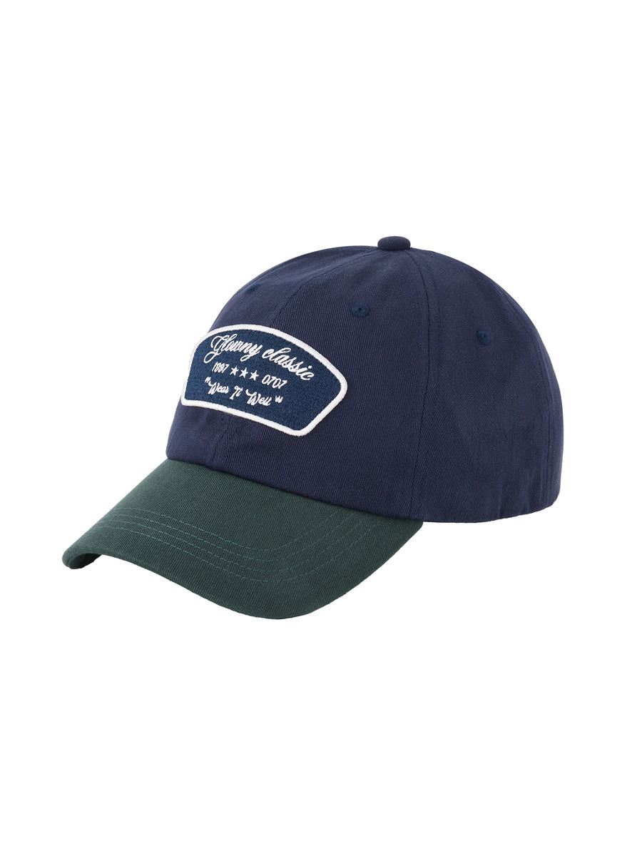 GLOWNY G Patch Cap (Navy Green)