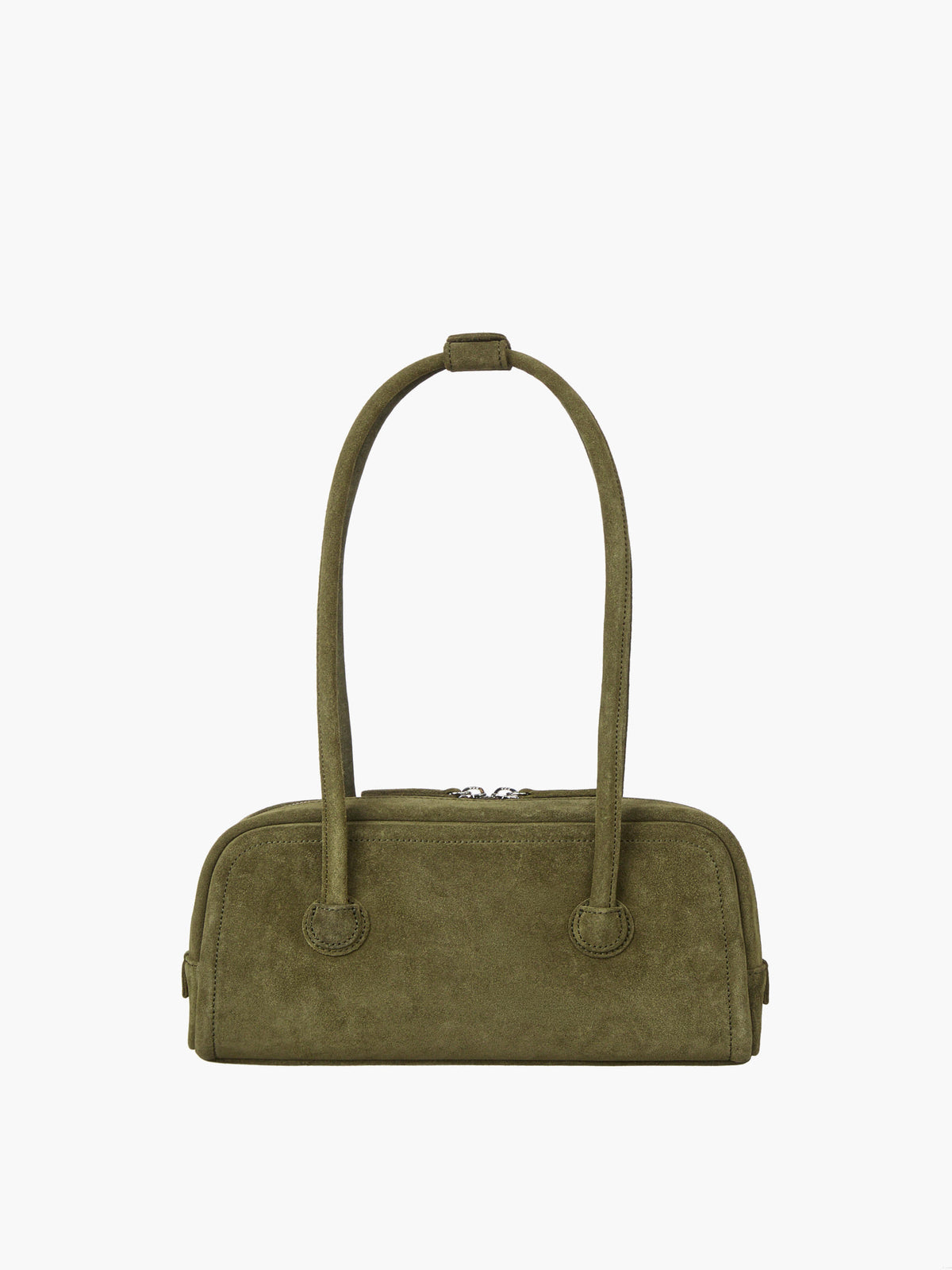 Margesherwood Soft Boston EW dark olive suede