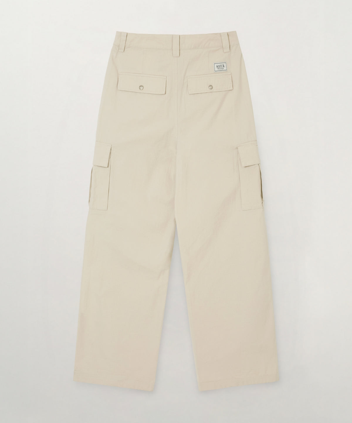 Satur Cotton Ripstop Cargo Pants - Beige
