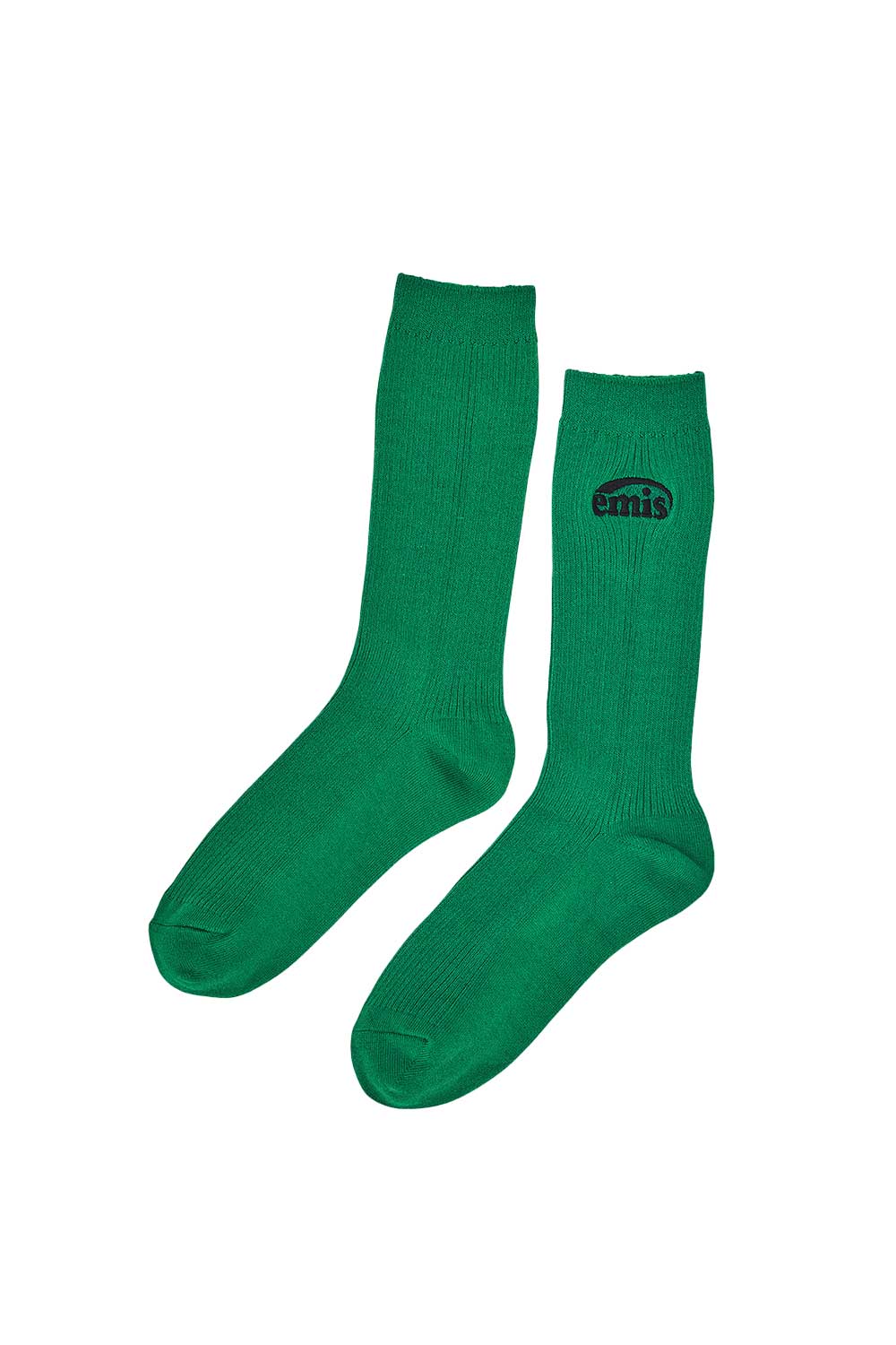 (WOMENS) NEW LOGO STITCH SOCKS-GREEN