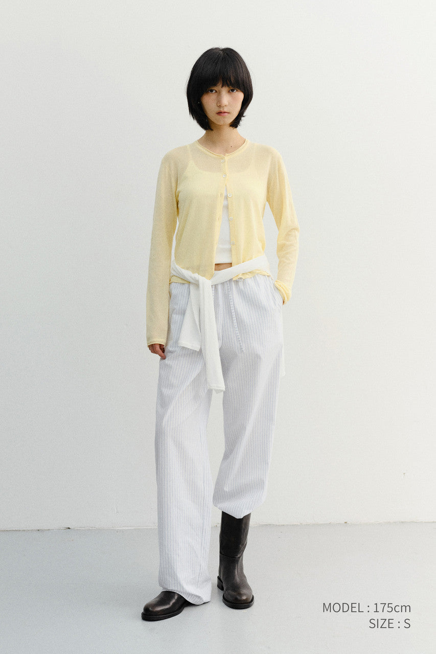 Dunst Pajama String Pants White Stripe