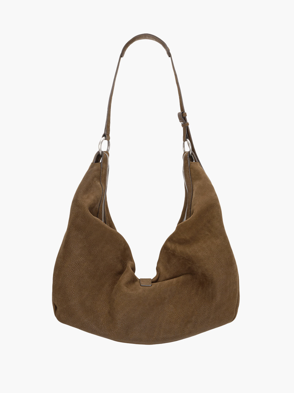 Margesherwood Belted Hobo chestnut nubuck