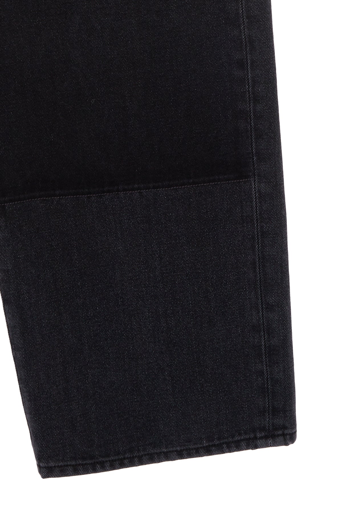 [matinkim] REVERSE WASHED DENIM PANTS FOR MEN IN BLACK