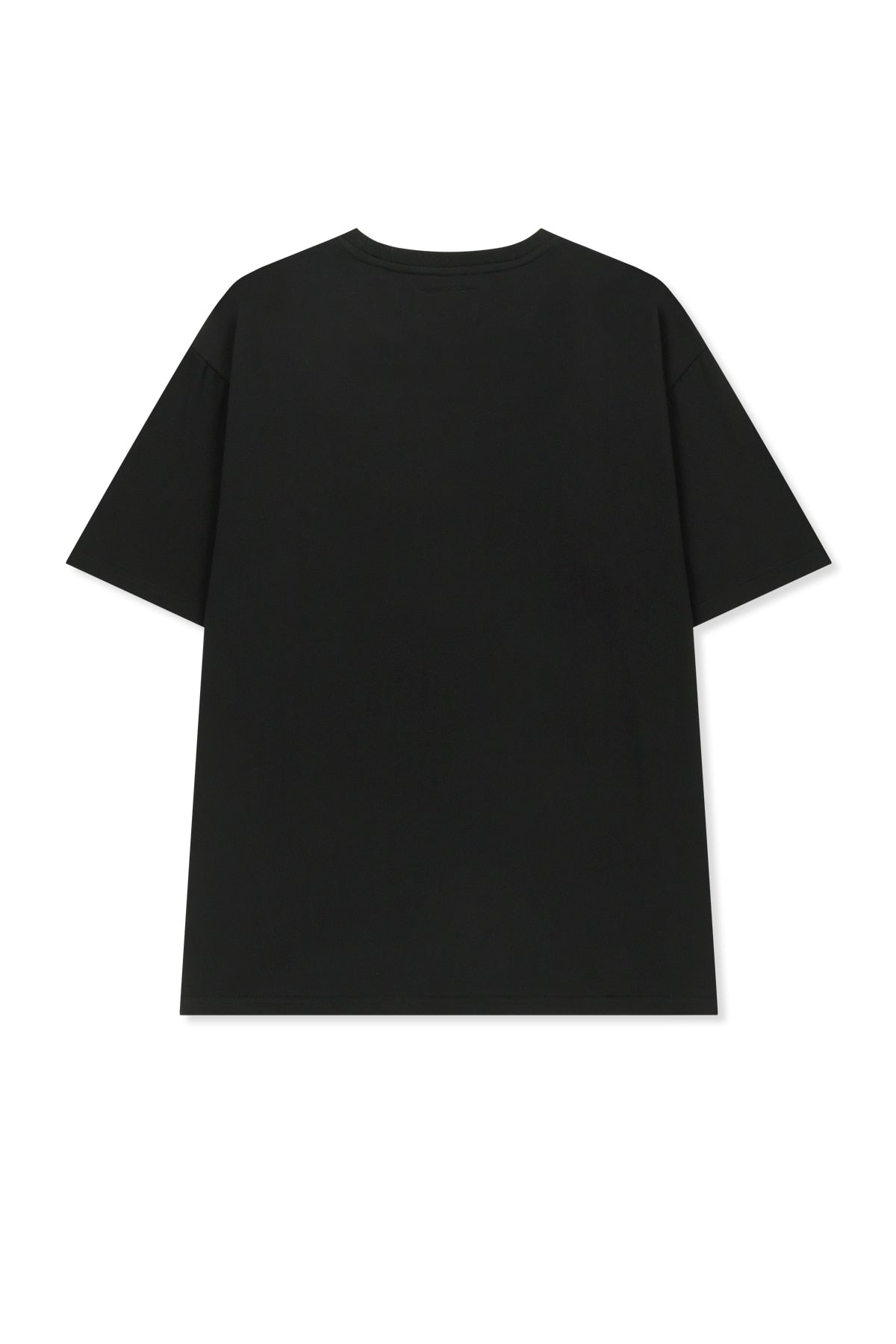Matinkim Applique Felt Logo Top For Men IN Strong Black