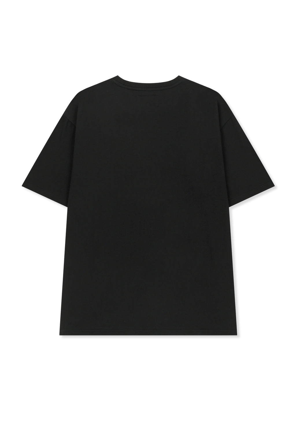 Matinkim Applique Felt Logo Top For Men IN Strong Black