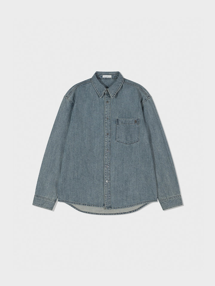 Low Classic Lc Denim Shirt Jacket Blue