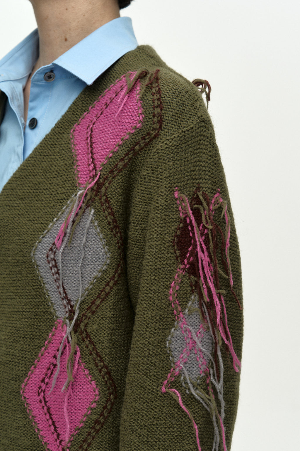 Andersson Bell Gartered Argyle Cardigan