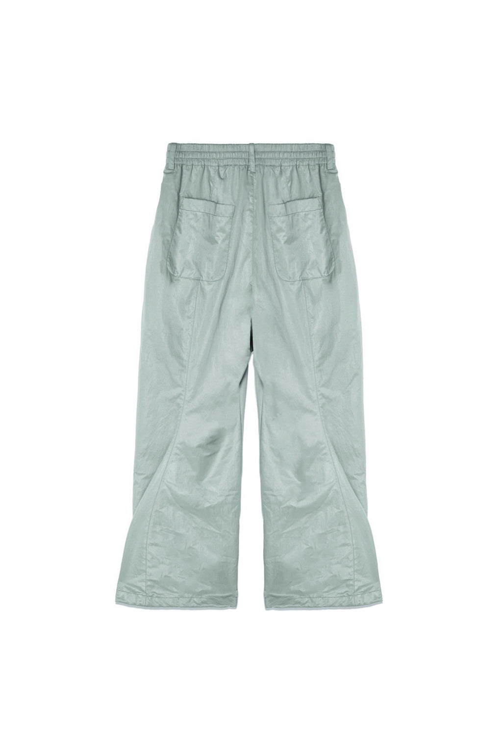 [matinkim] GLOSSY BANDING TRACK PANTS IN MINT