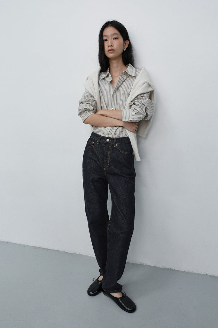 Dunst Essential Straight Jeans Raw Blue