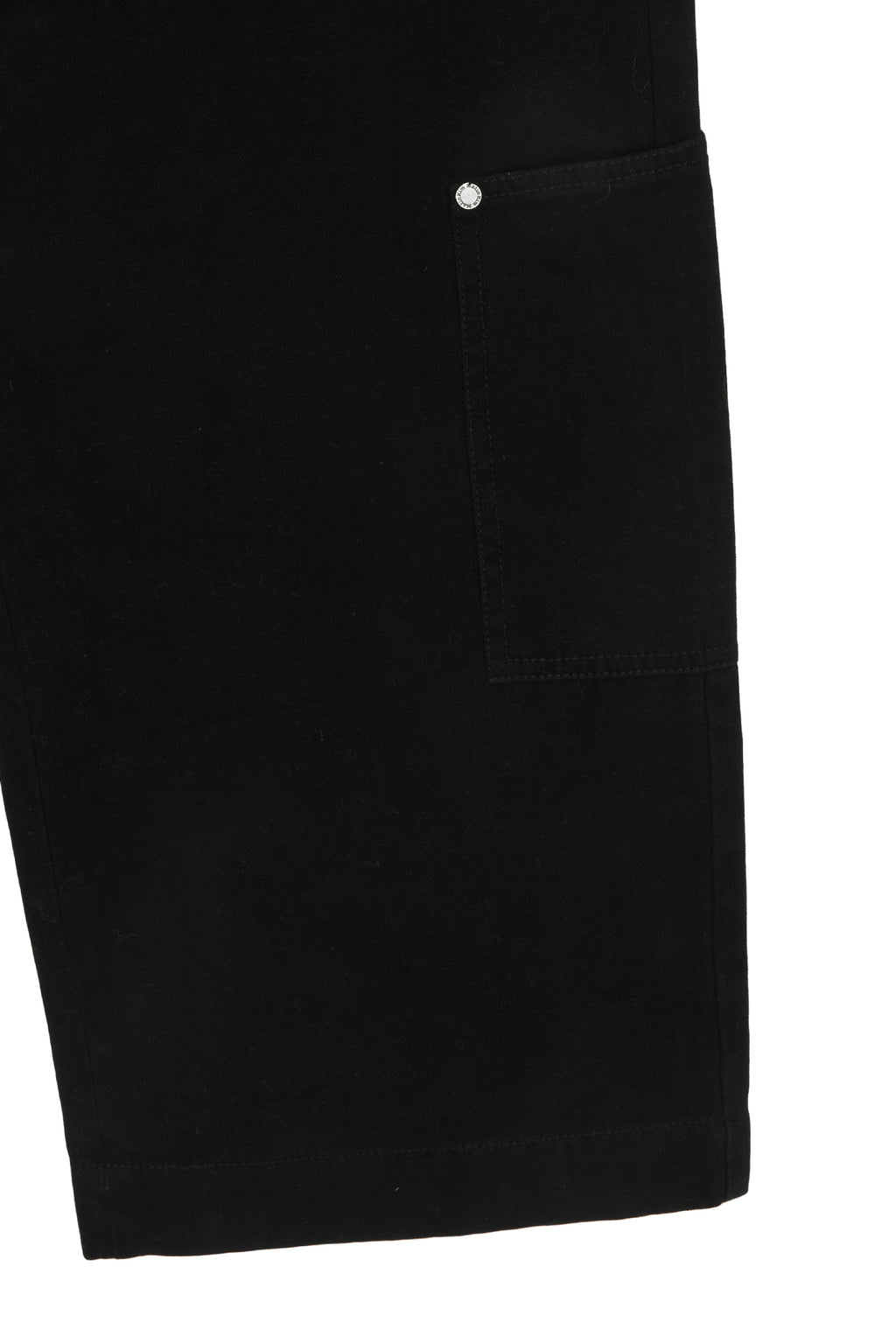 [matinkim] PATCH POCKET WASHED CARGO PANTS IN BLACK