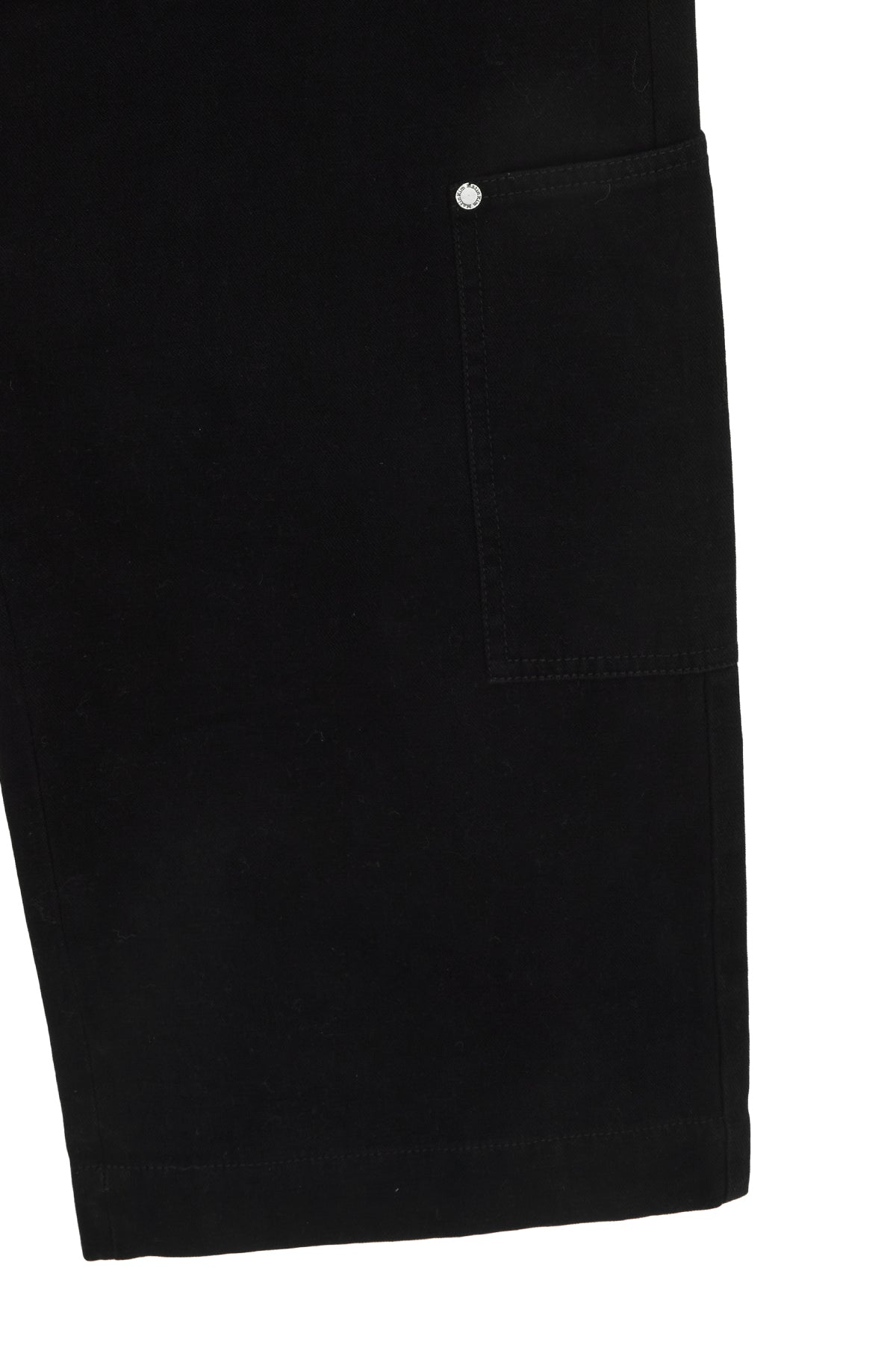 [matinkim] PATCH POCKET WASHED CARGO PANTS IN BLACK