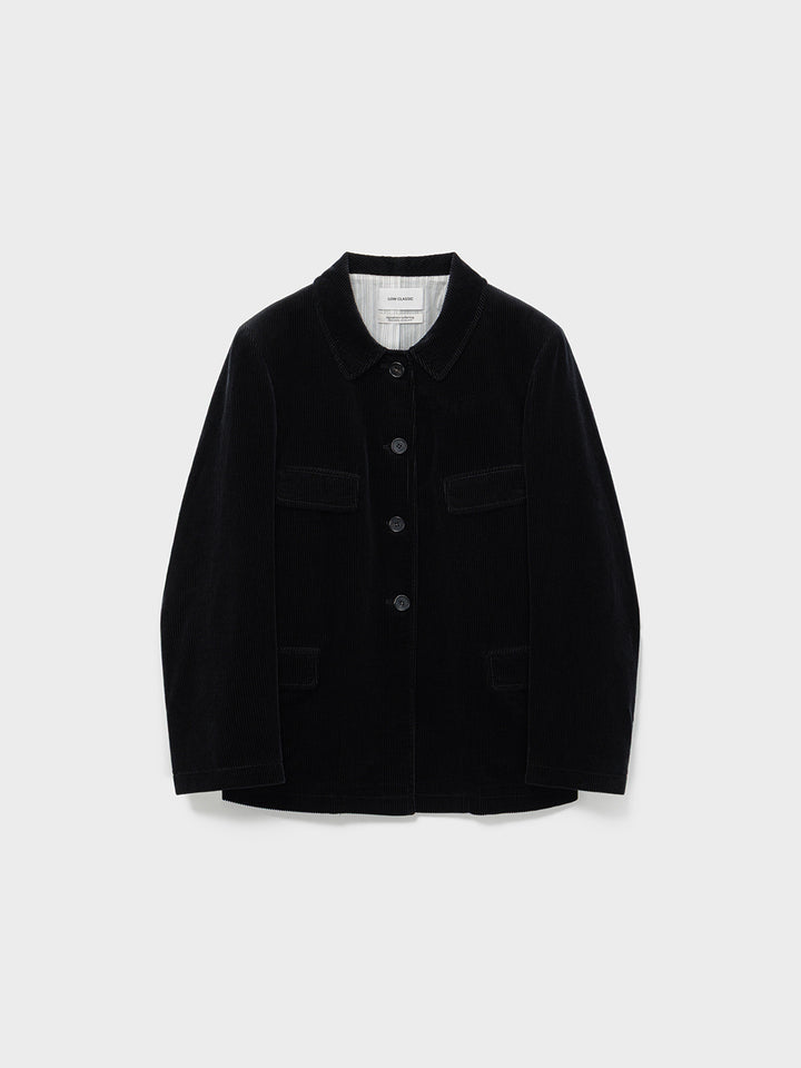 Low Classic Classic Corduroy Jacket Black