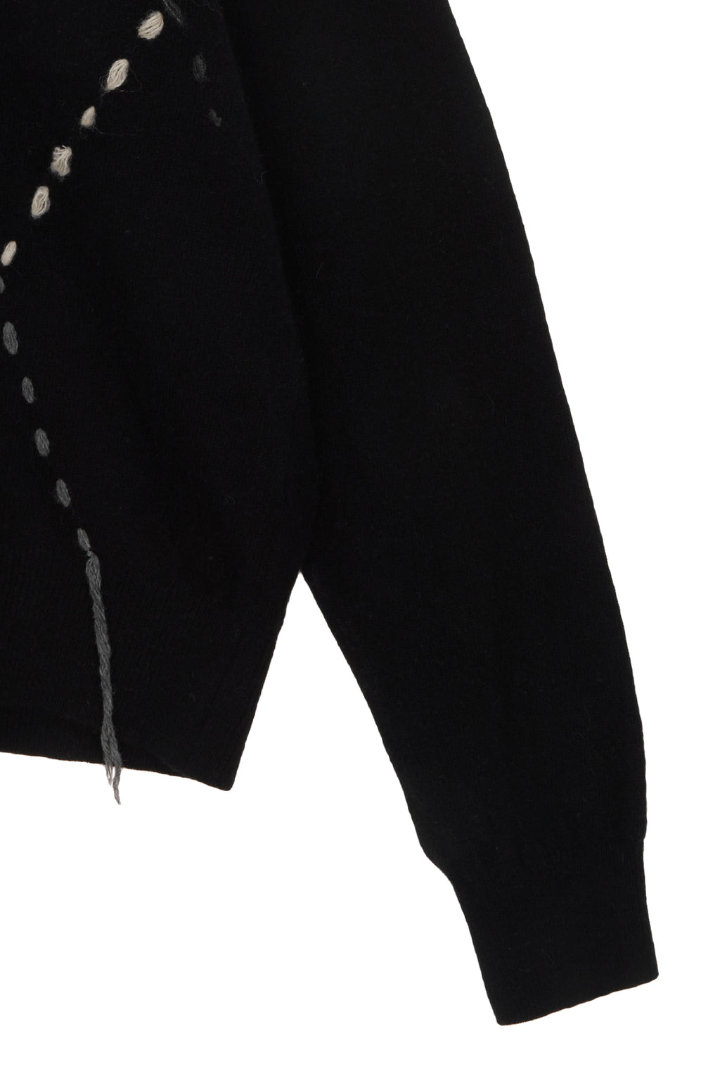 [matinkim] ARGYLE STITCH CARDIGAN IN BLACK