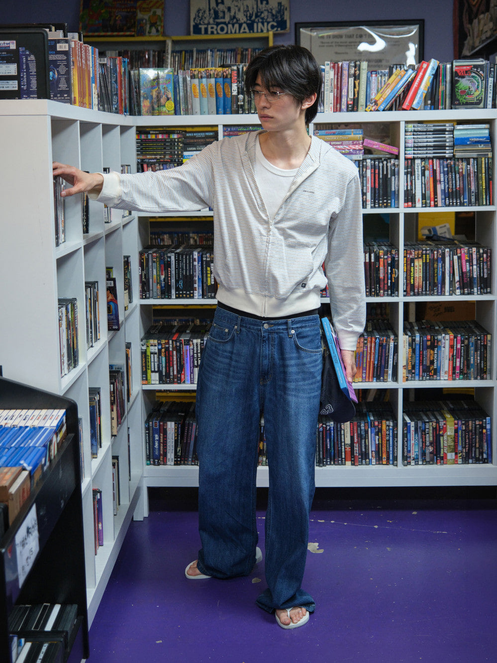 Low Classic Airy Relaxed-Fit Jeans Ocean Blue