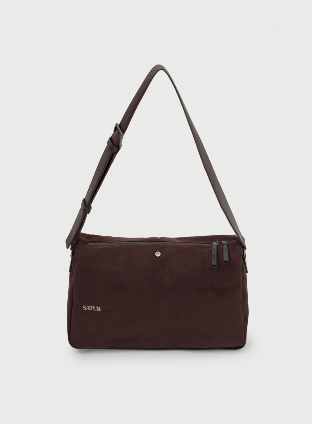 [satur] Verona Big Square Bag - Brown