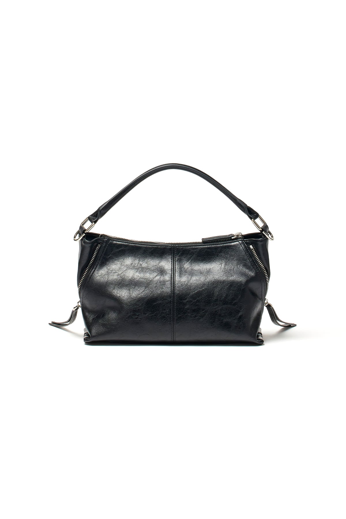 [matinkim] SIDE ZIPPER TWO WAY BAG IN BLACK