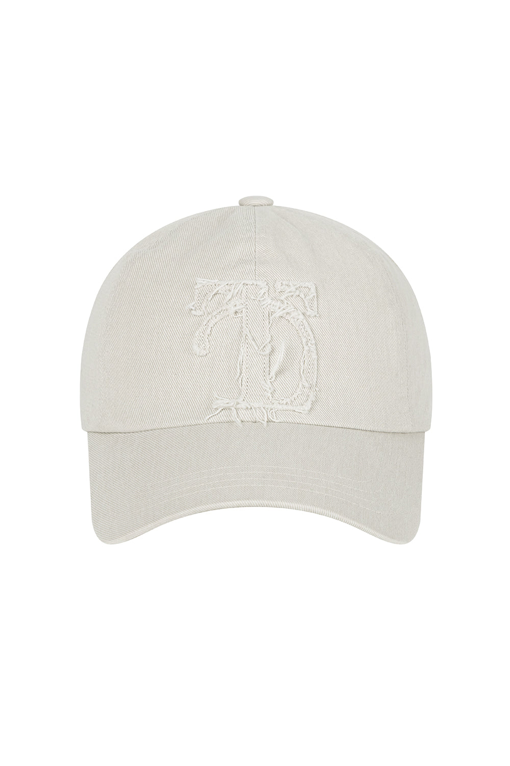 Treemingbird Raw Cut Damage Denim Cap Cream
