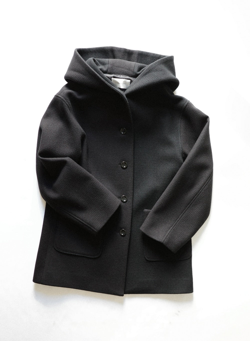 Kindersalmon Johanna Hooded Coat Black