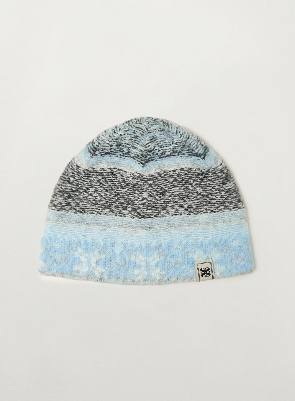 [satur] Nordic Knit Beanie - Sky Blue