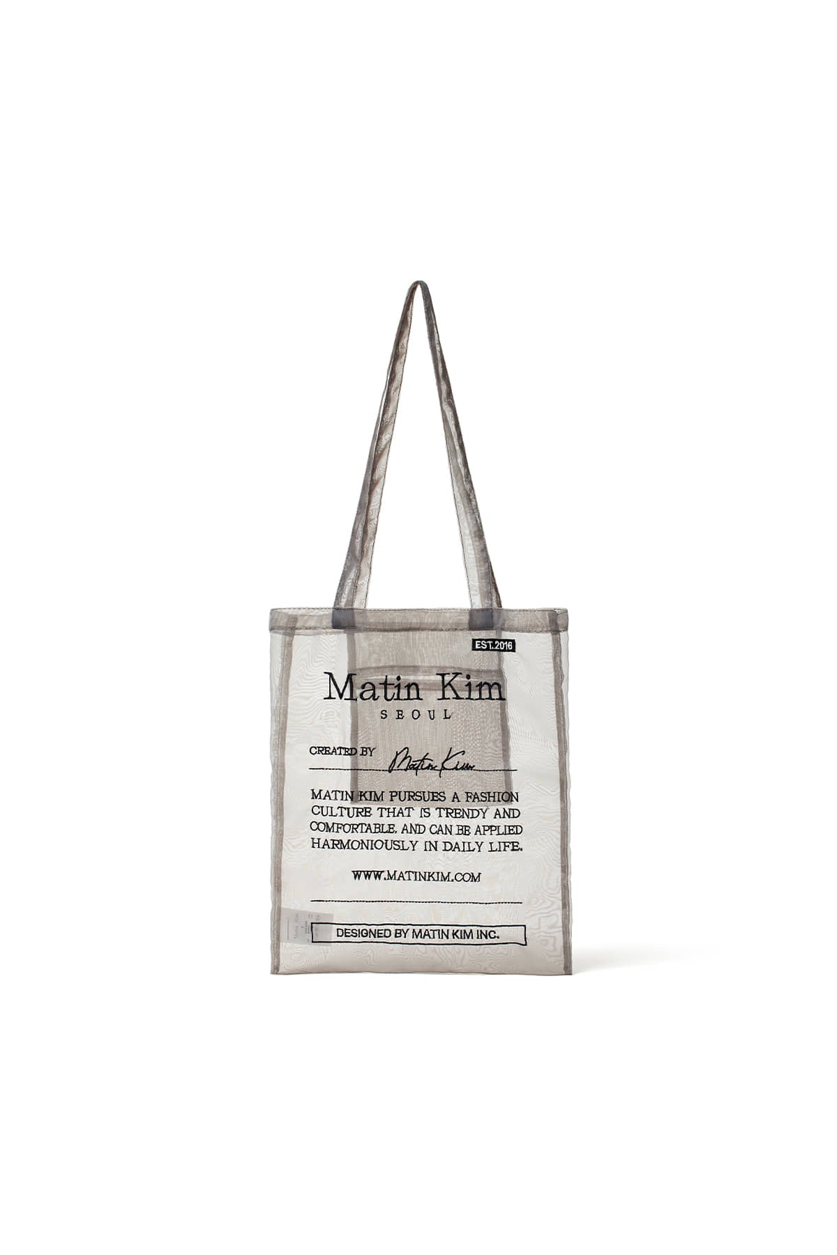 Matinkim Organza Ecobag IN Grey