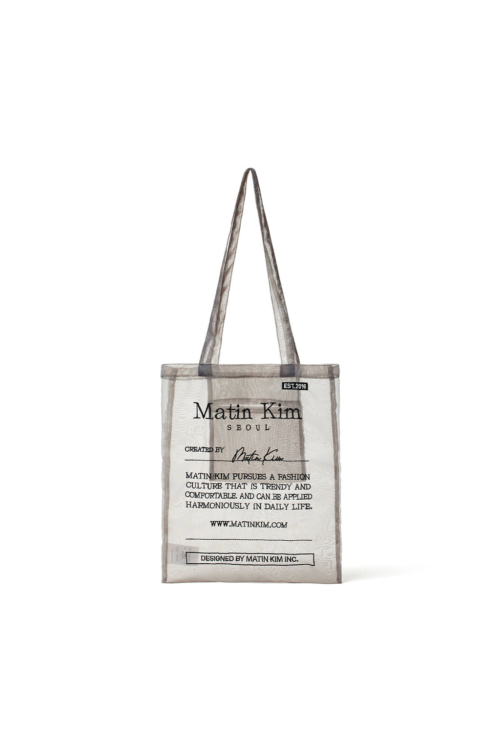 Matinkim Organza Ecobag IN Grey