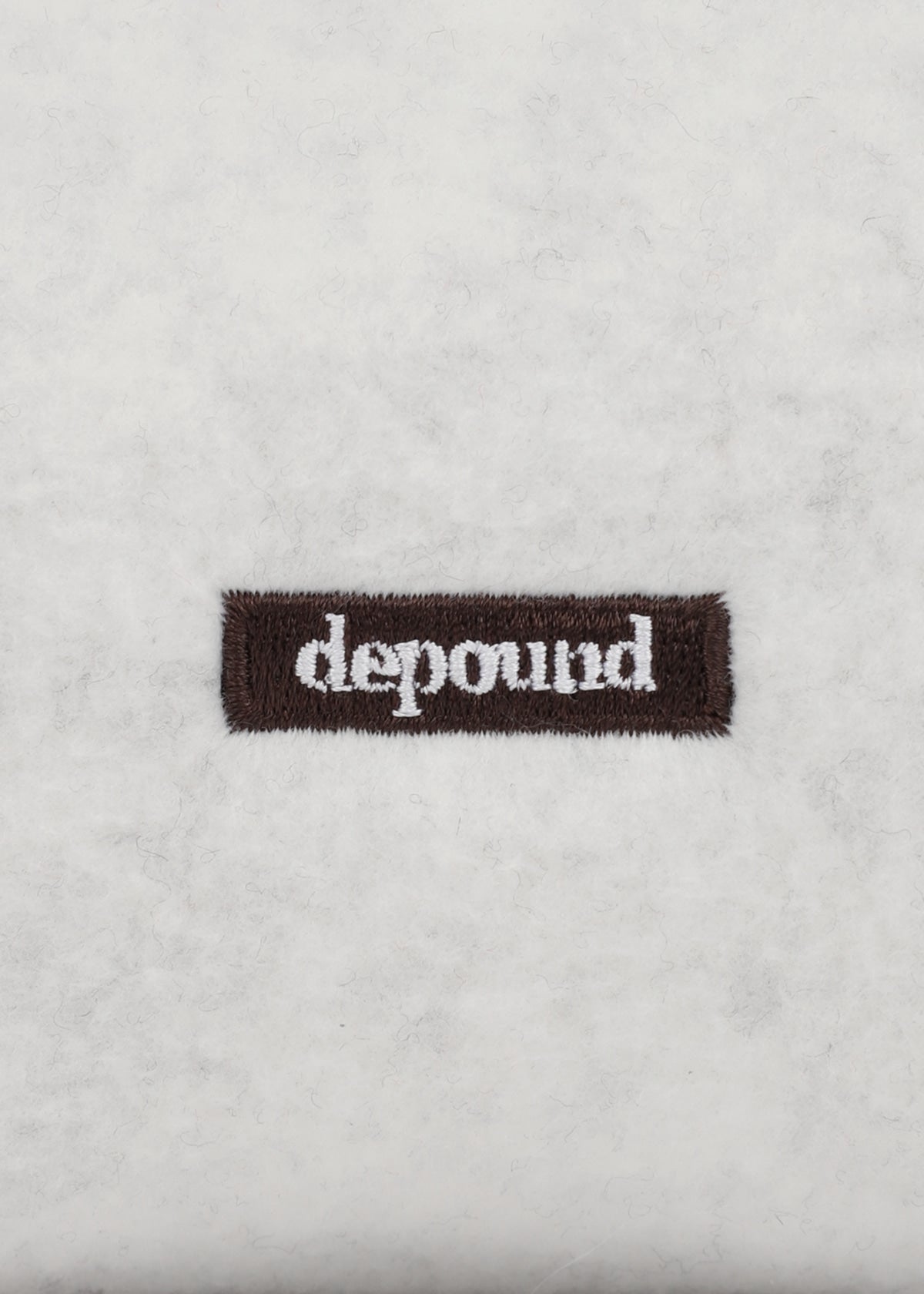 Depound fleece square pouch - light grey (S)