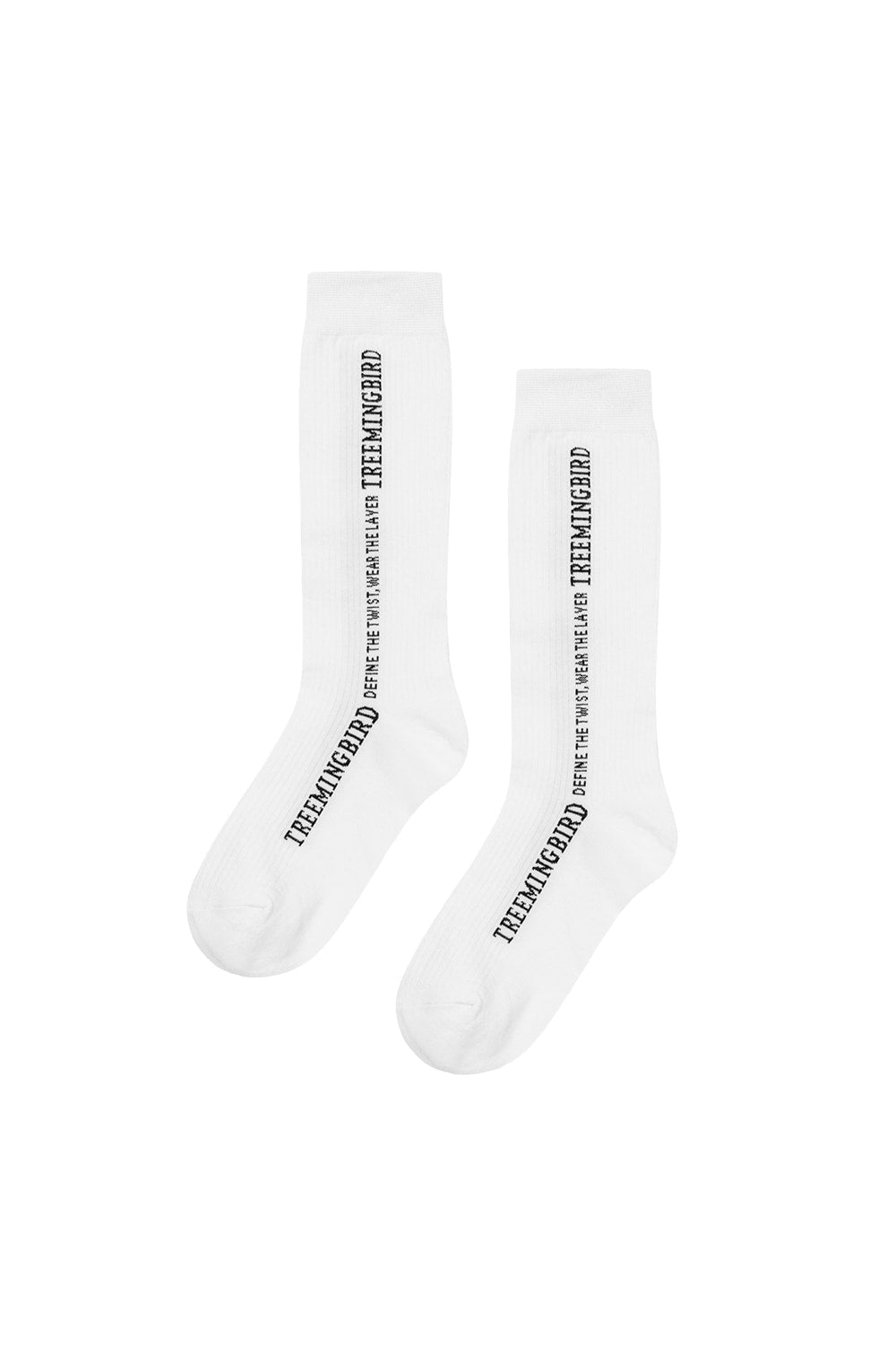 Treemingbird Tmb Lettering Socks White