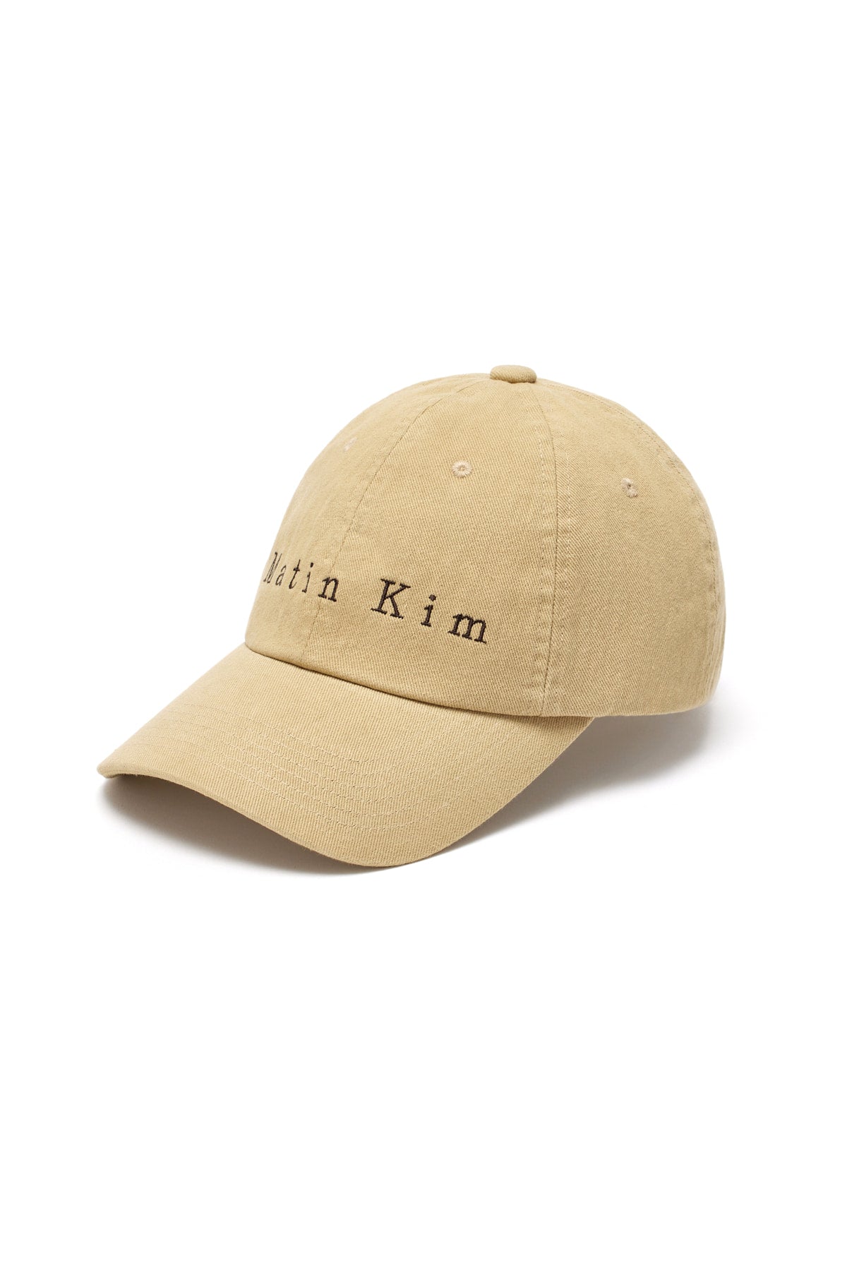 [matinkim] MATIN COTTON WASHED BALL CAP IN BEIGE