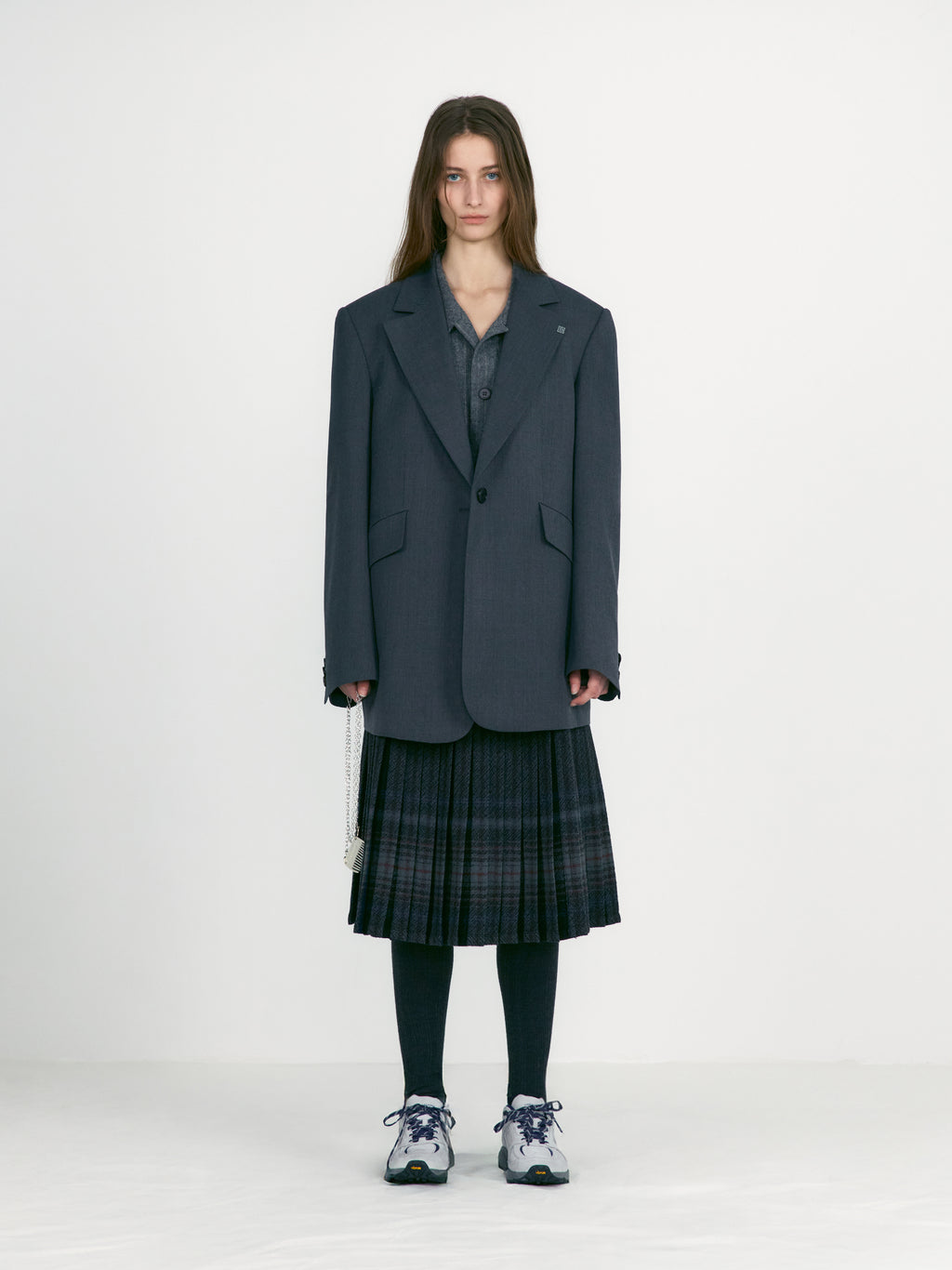 [low_classic] Oversized Classic Blazer
Melange Grey