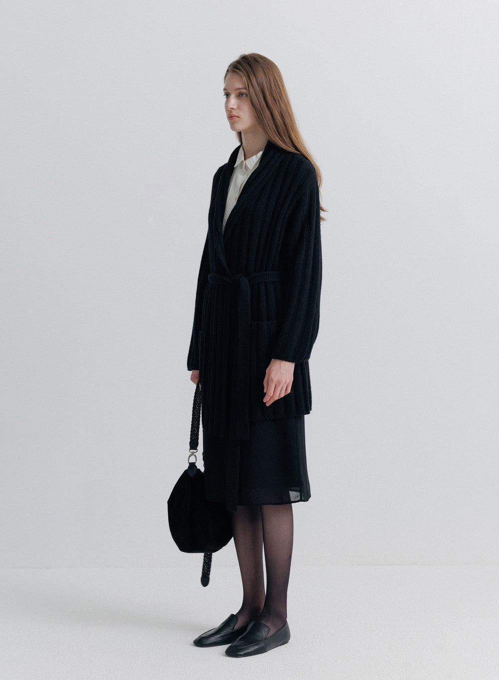Kindersalmon Henrik Knitted Coat Black