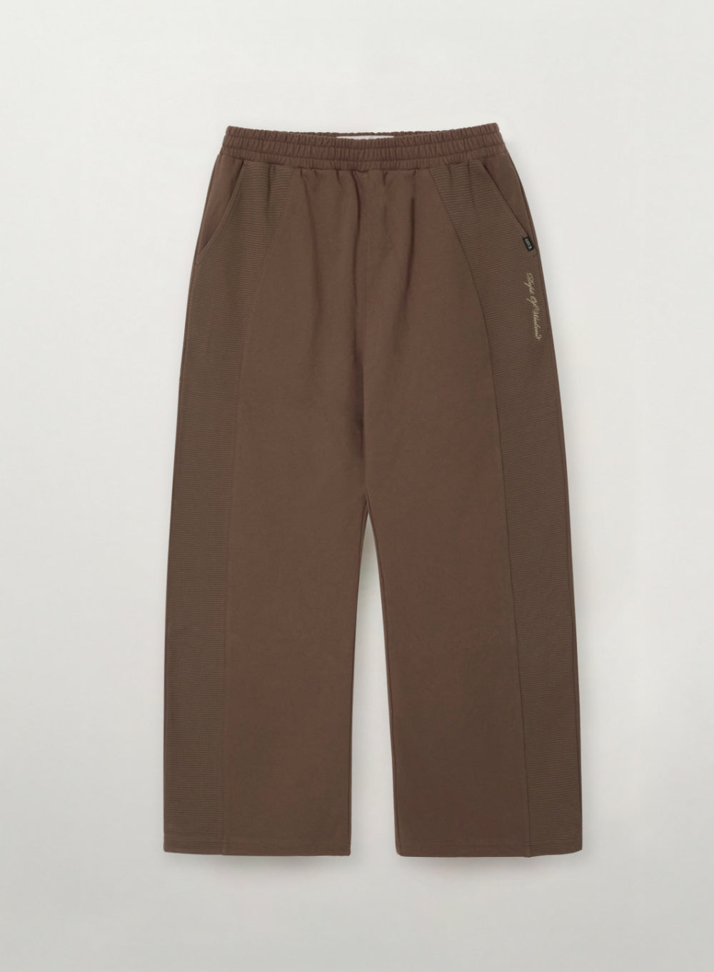 Satur Panel Track Pants - Brown