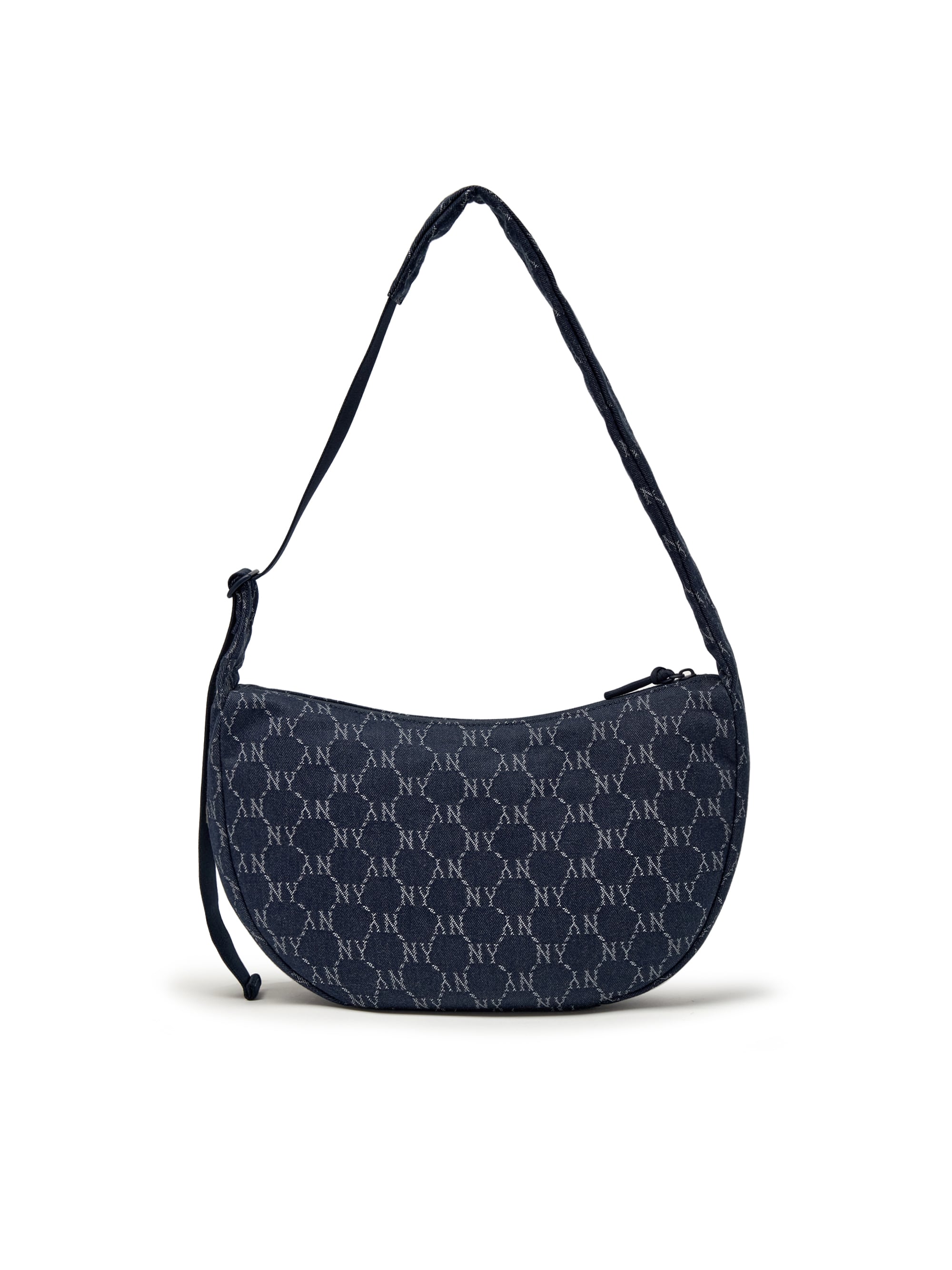 MLB Korea Dia Monogram Denim Jqd Cross Bag