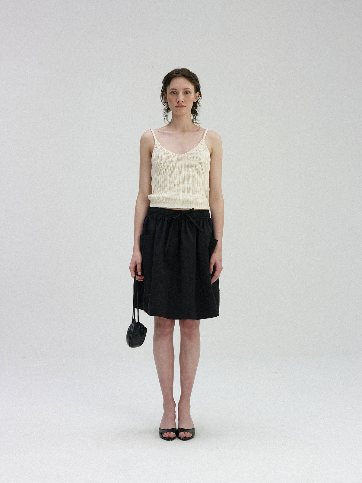 Nothing Written Casali flared skirt (Black)