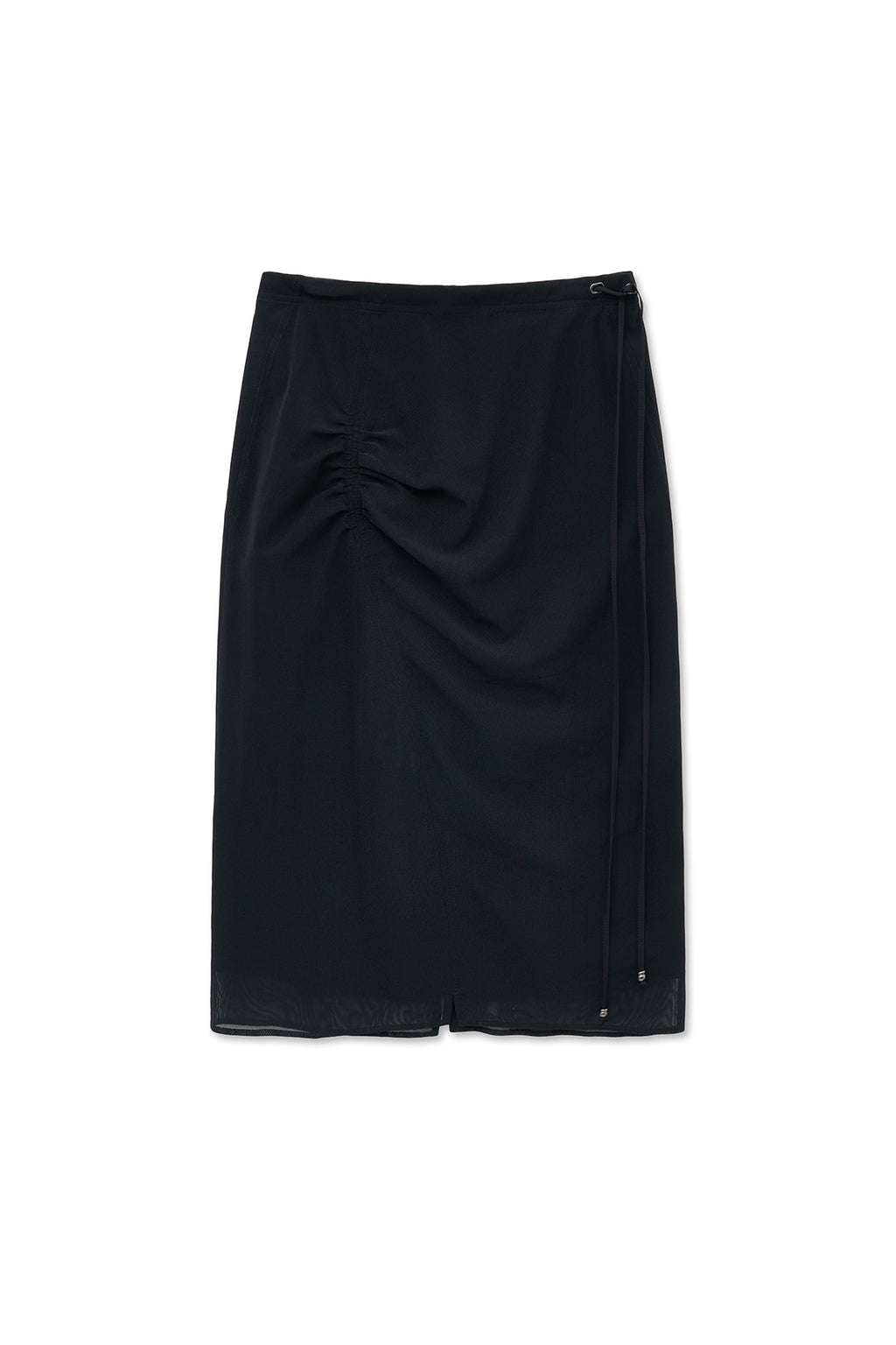 Matinkim Layered String Midi Skirt IN Black
