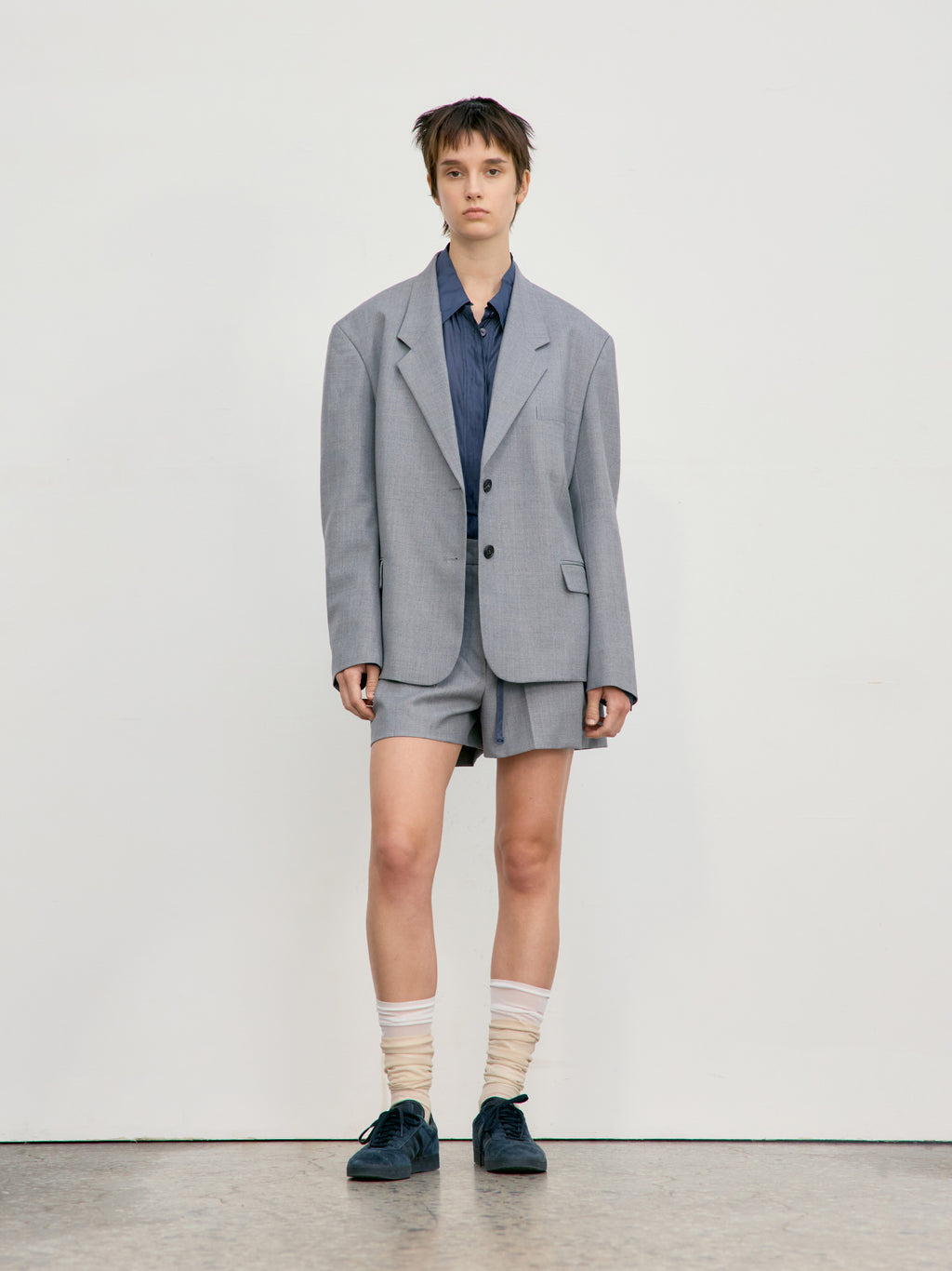 [Low Classic] Classic Blazer_Melange Grey