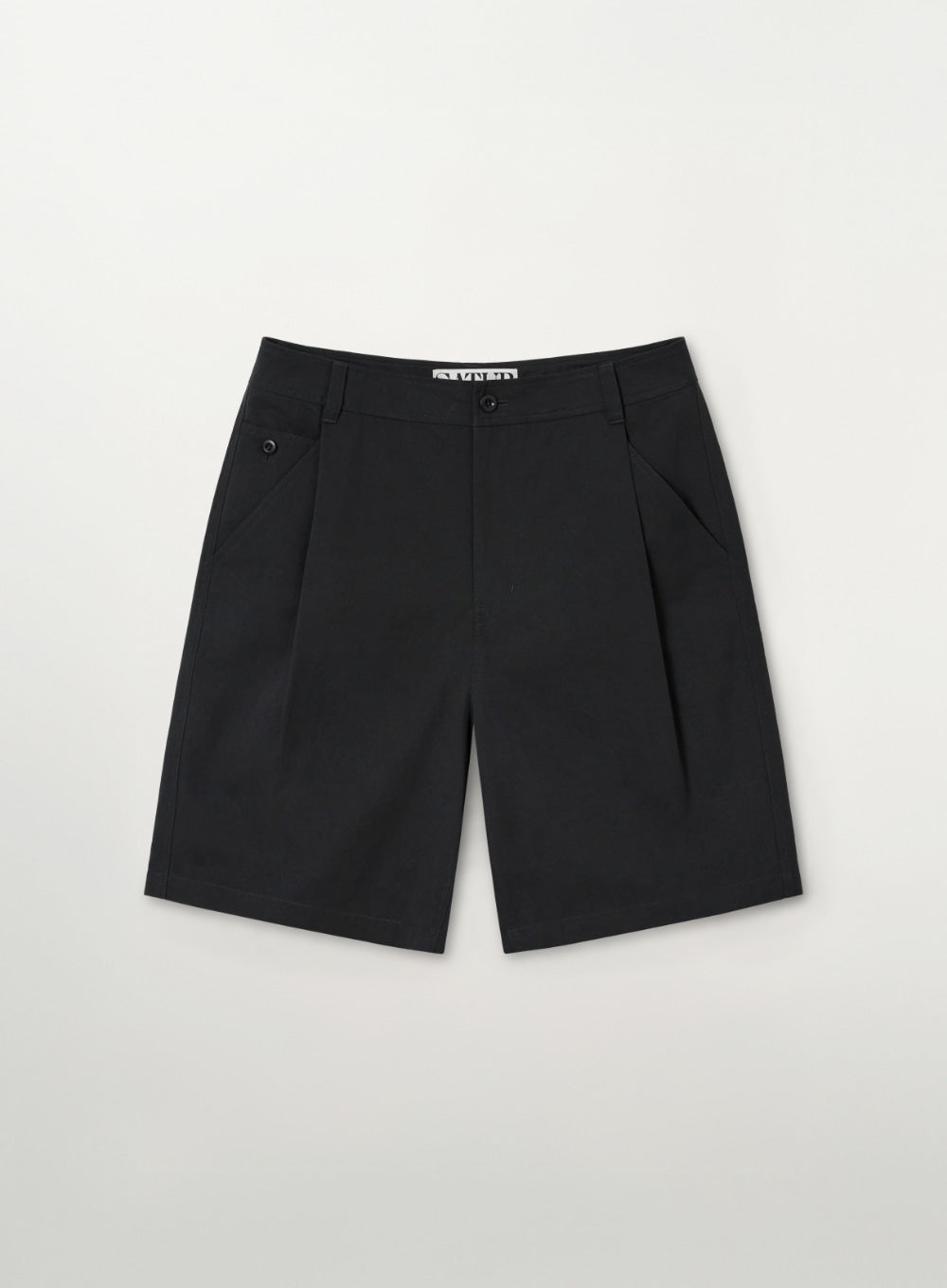 Satur Pocket Cotton Chino Shorts - Black