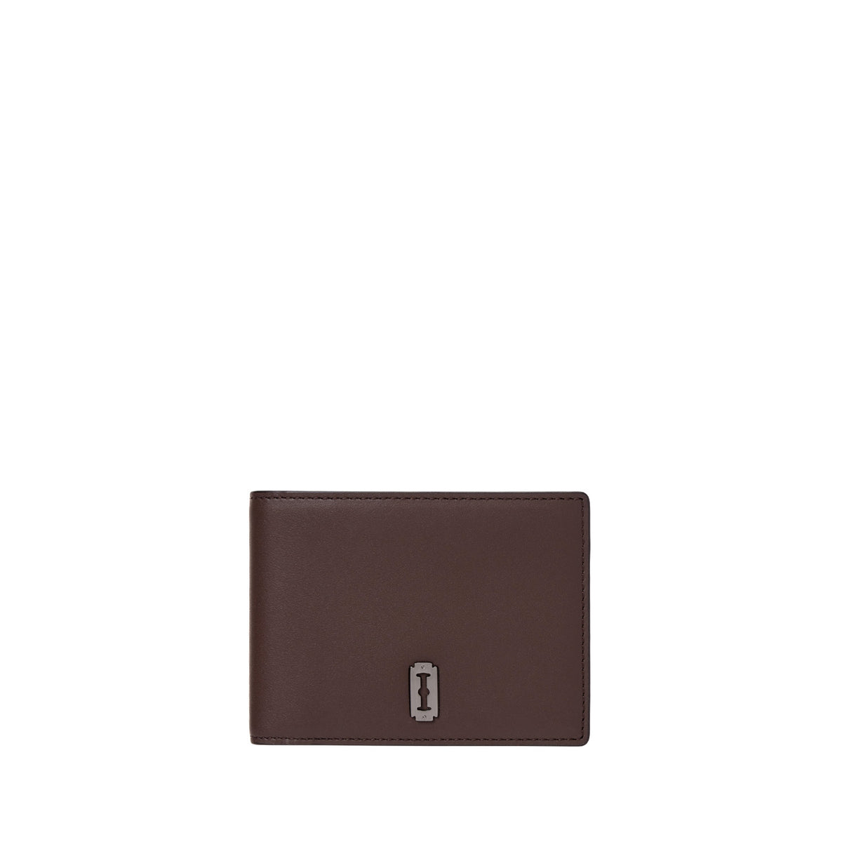 Vunque Perfec Slim Half Wallet Dark Brown